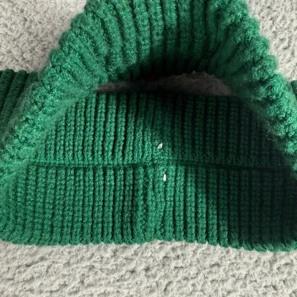 Coach Logo Ear Warmer Headband Womens One Size Green Knit Winter - Picture 3 of 5